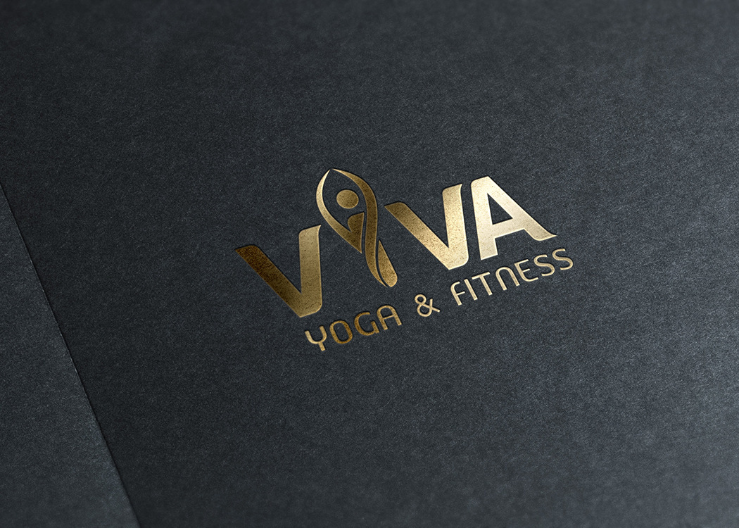 VIVA FITNESS & YOGA - Thiết kế logo phòng tập Gym VIVA YOGA & FITNESS